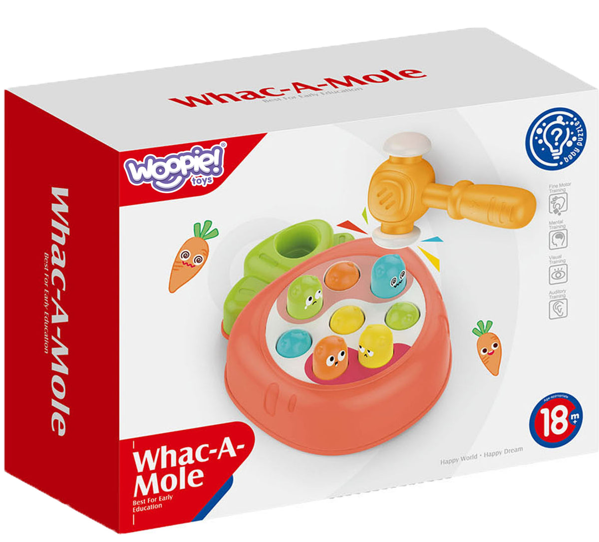 Woopie Baby vikrumo žaidimas „Pagauk kurmiuką“ – nuotrauka 4