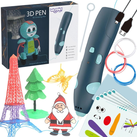 Woopie Belaidis Žemos Temperatūros 3D Rašiklis Vaikams 3D rašikliai