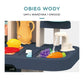 WOOPIE Didelė Interaktyvi Virtuvė Su Vandens Cirkuliacija Vaikams 65 Akrų Žaislų virtuvėlės ir žaidimų maistas