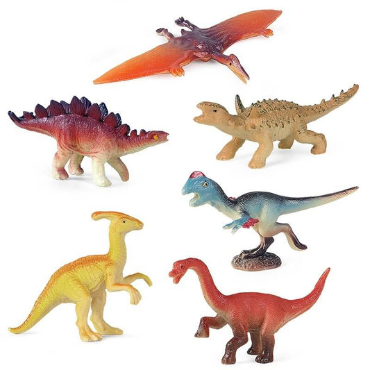 Woopie Dinozaurų Figūrėlių Rinkinys Vaikams 18 vnt. Žaislai Figūrėlės