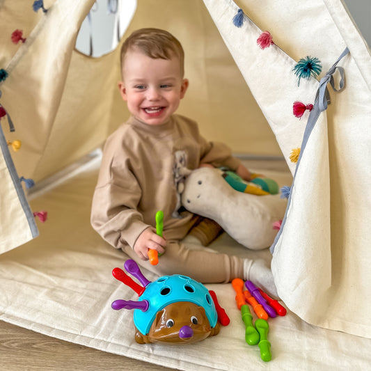 Woopie Ežiuko Montessori Rūšiuoklė 4in1 – nuotrauka 2