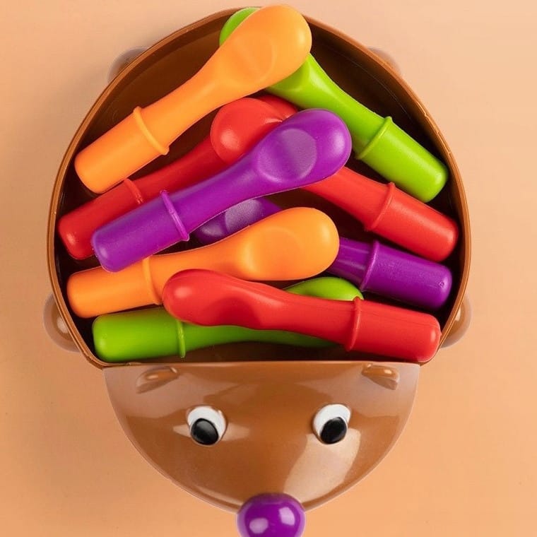 Woopie Ežiuko Montessori Rūšiuoklė 4in1 Lavinamieji Žaislai