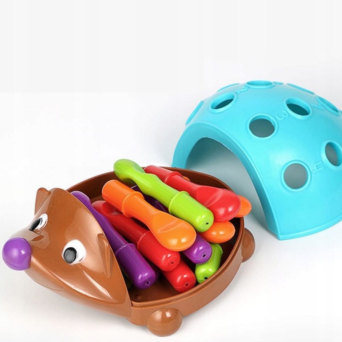 Woopie Ežiuko Montessori Rūšiuoklė 4in1 Lavinamieji Žaislai