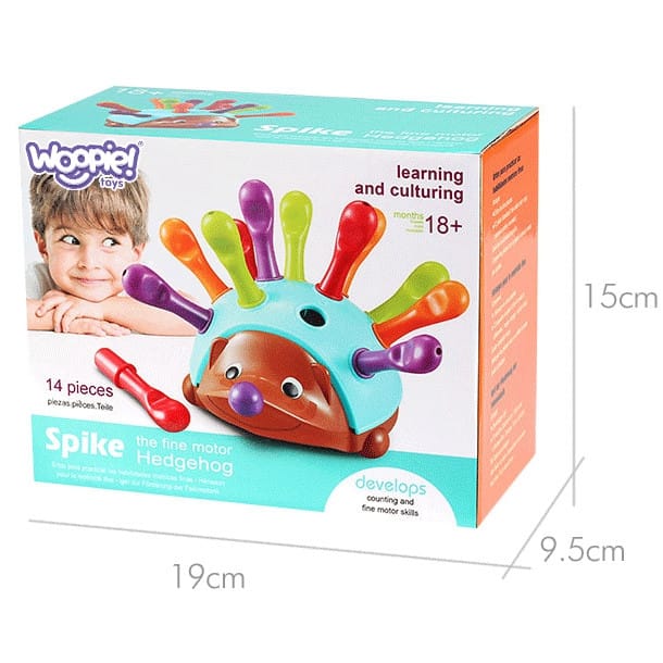 Woopie Ežiuko Montessori Rūšiuoklė 4in1 Lavinamieji Žaislai