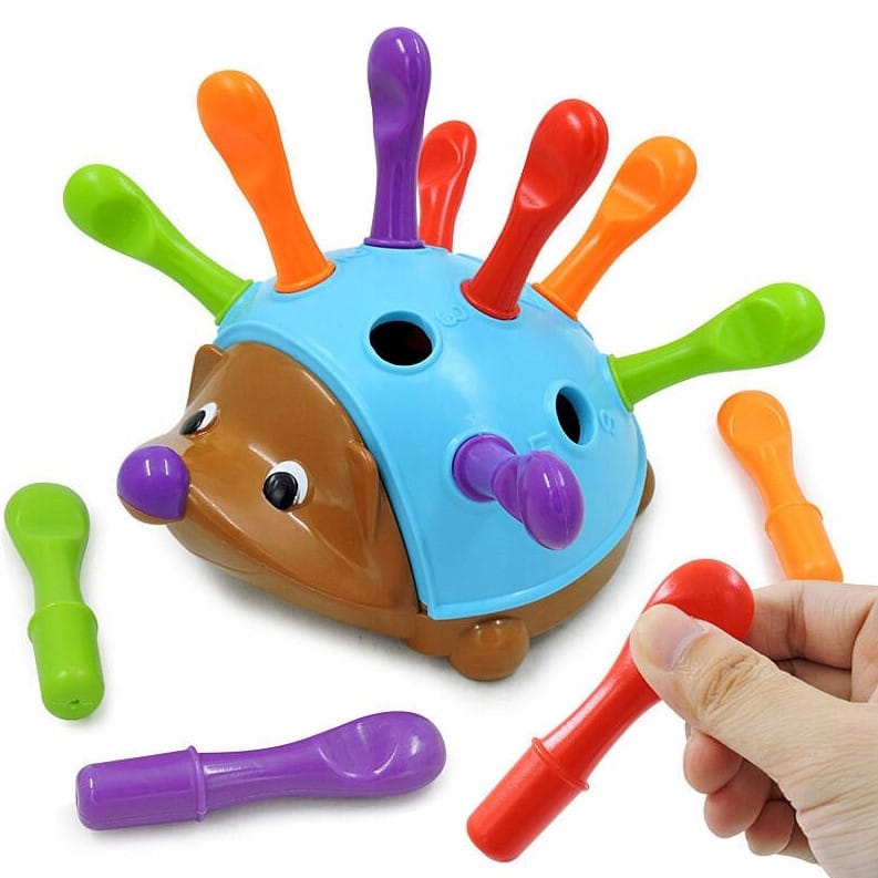 Woopie Ežiuko Montessori Rūšiuoklė 4in1 Lavinamieji Žaislai