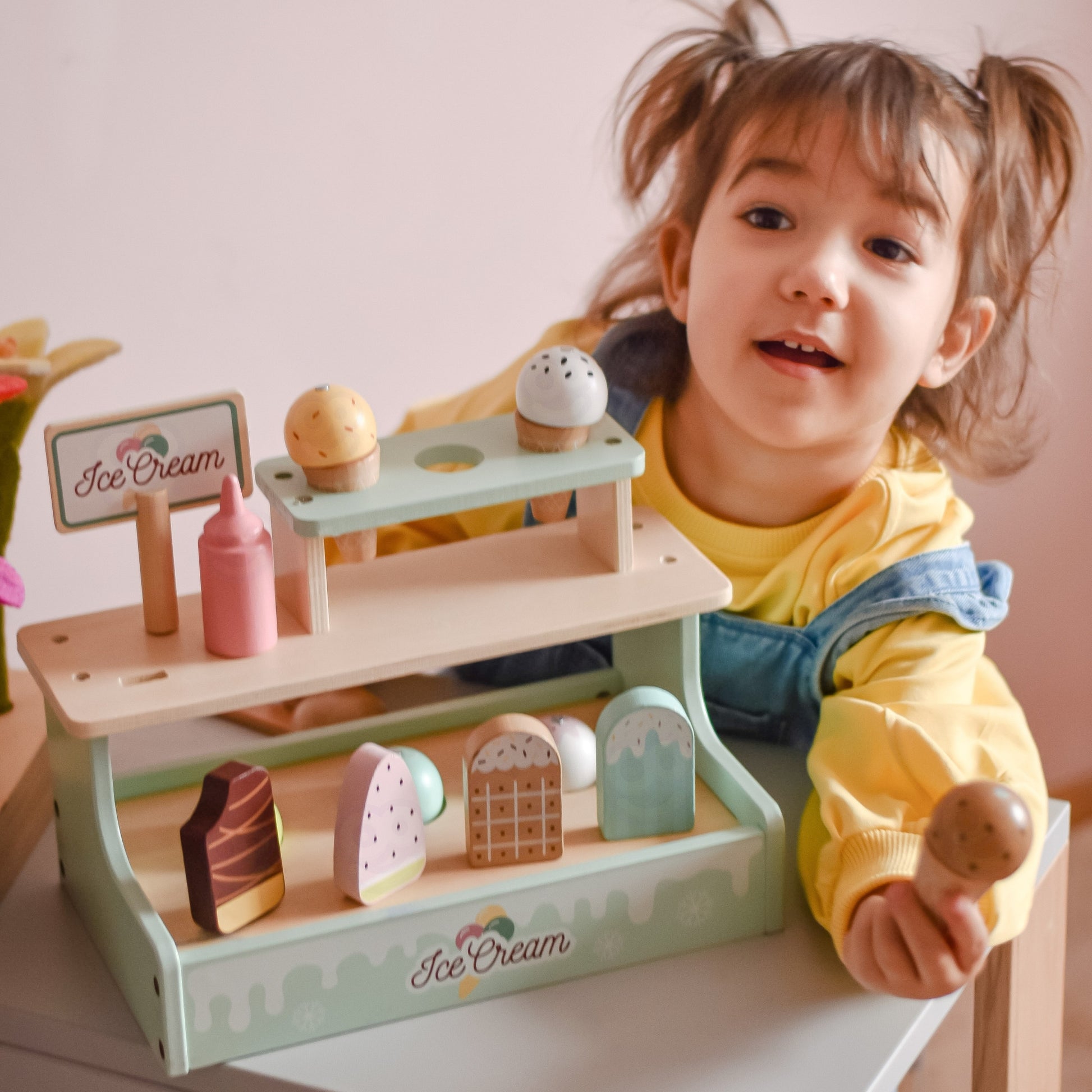 Woopie Green Medinė Ledainė Vaikams, 16 Dalių – nuotrauka 4