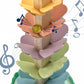 Woopie Green Medinis Muzikos Medis Su Kamuoliukais Ir Garsais Montessori FSC Žaislai Montessori