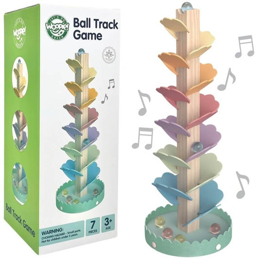 Woopie Green Medinis Muzikos Medis Su Kamuoliukais Ir Garsais Montessori FSC Žaislai Montessori