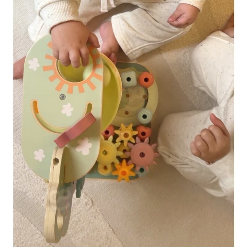 WOOPIE GREEN Montessori Kamuoliukų Trasa Aktyvumo Medis 4 viename FSC Žaislai Montessori