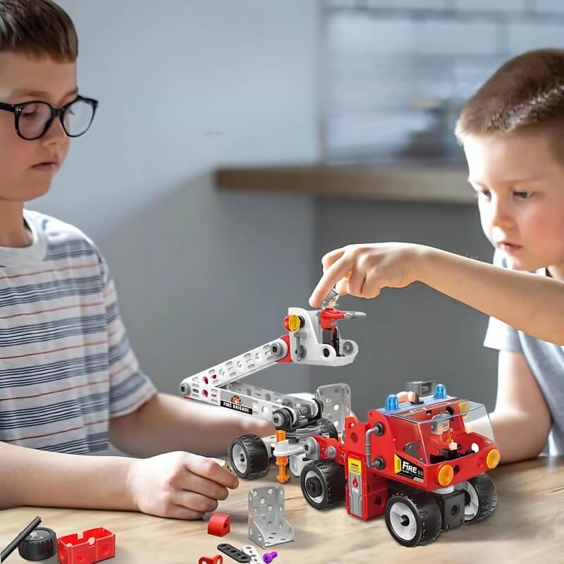 Woopie Konstravimo Rinkinys Creator City Fire Brigada Vaikams 5+ Žaislai Konstruktoriai