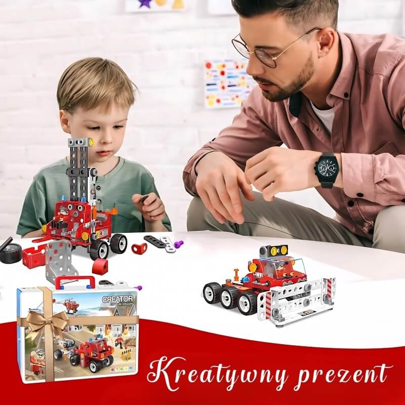 Woopie Konstravimo Rinkinys Creator City Fire Brigada Vaikams 5+ Žaislai Konstruktoriai