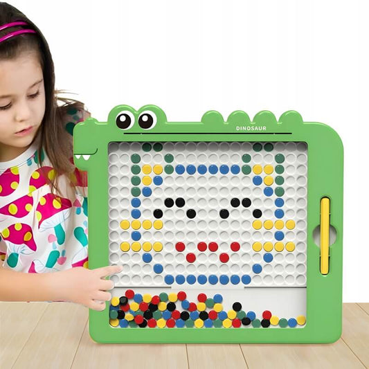 WOOPIE Magnetinė Lenta Vaikams MagPad Dinozauras, Montessori, 3+ Žaislai Magnetiniai