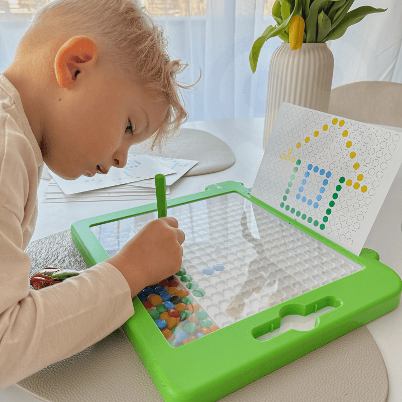 WOOPIE Magnetinė Lenta Vaikams MagPad Dinozauras, Montessori, 3+ Žaislai Magnetiniai