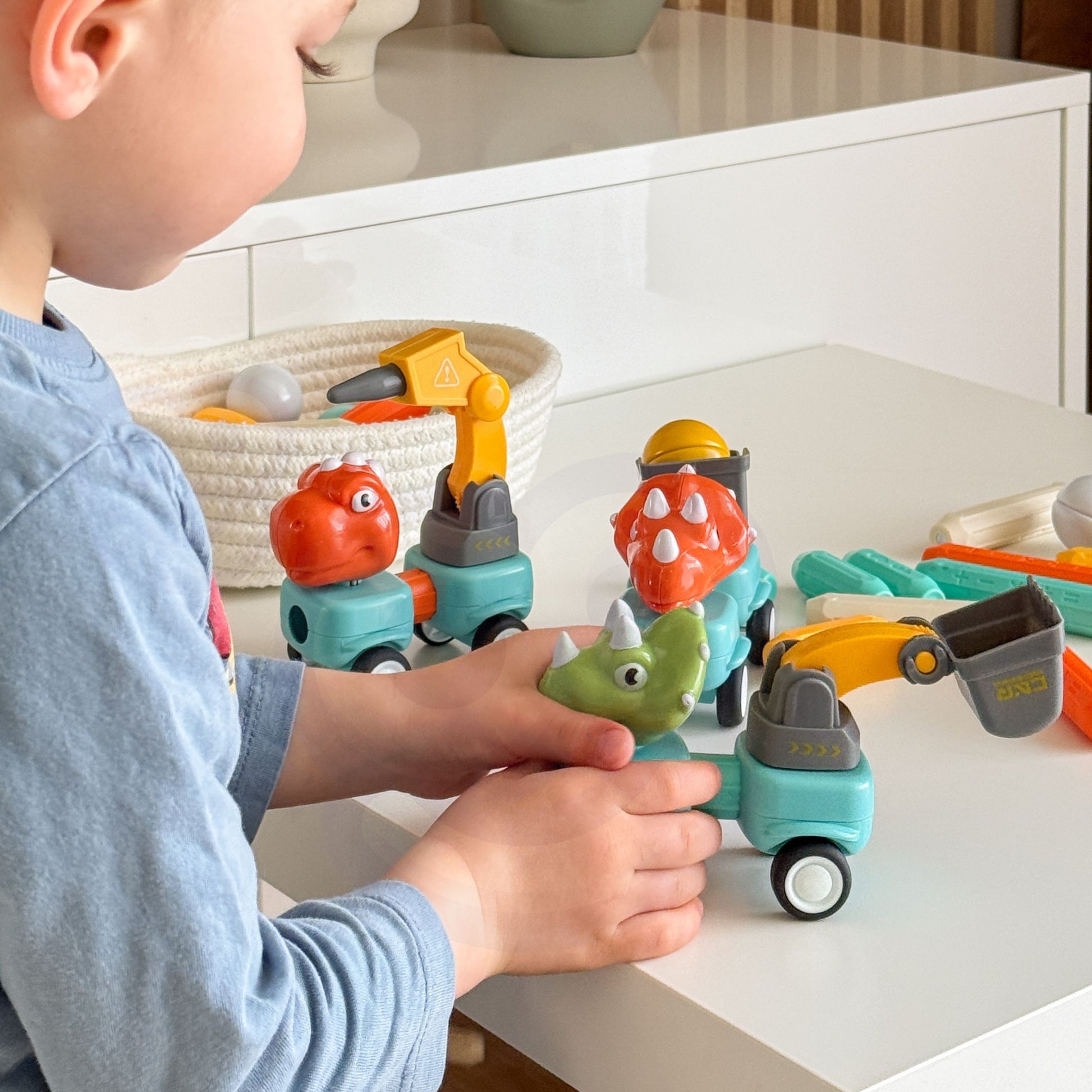 Woopie Magnetinės Dinozaurų Kaladėlės, 84 Dalys – nuotrauka 6