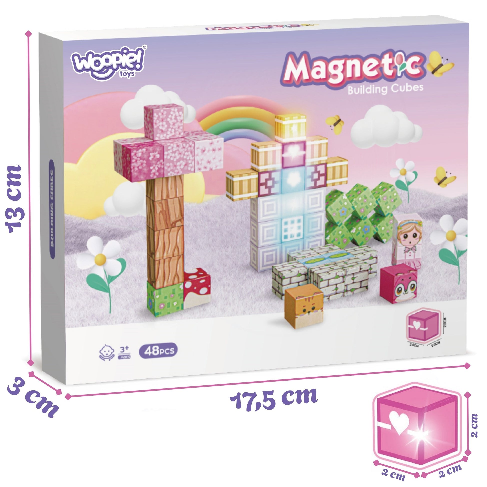 Woopie Magnetinės Kaladėlės, 48 Dalys – nuotrauka 7