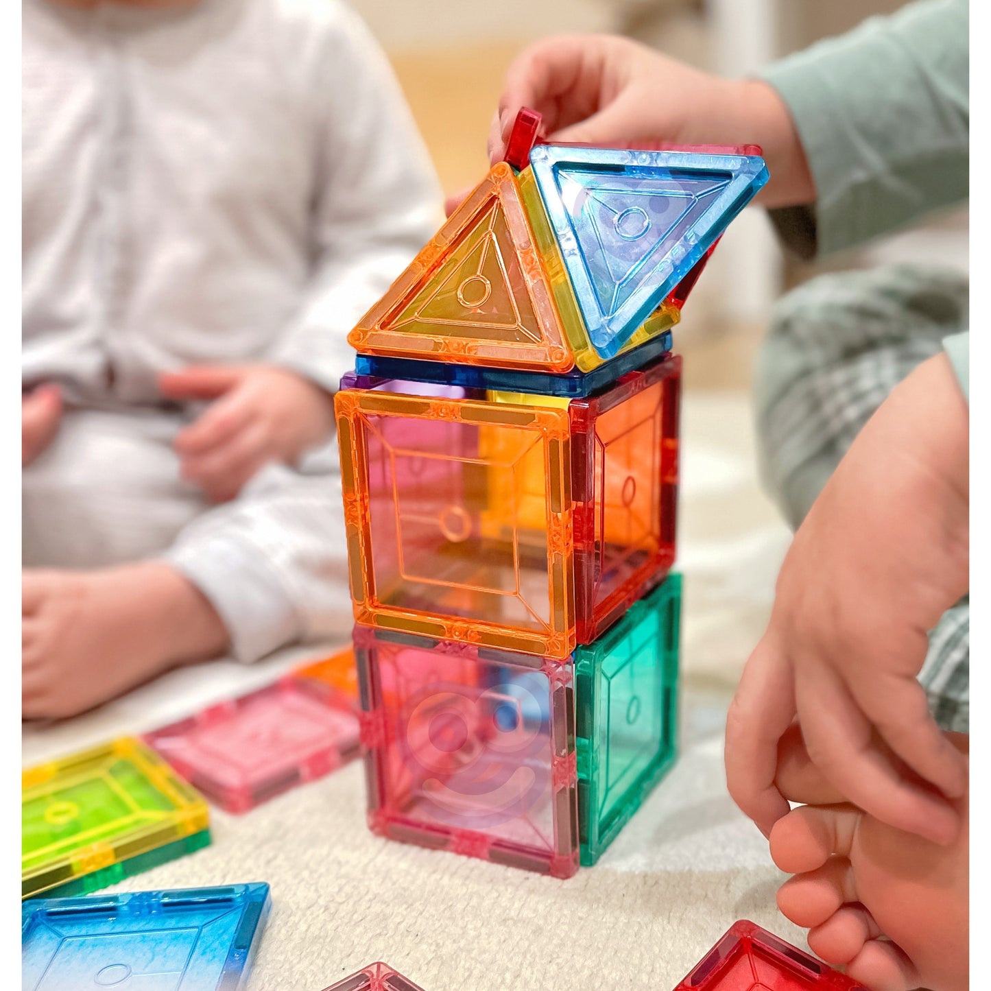 Woopie Magnetinės Montessori Kaladėlės 3D, 28 Dalys – nuotrauka 2