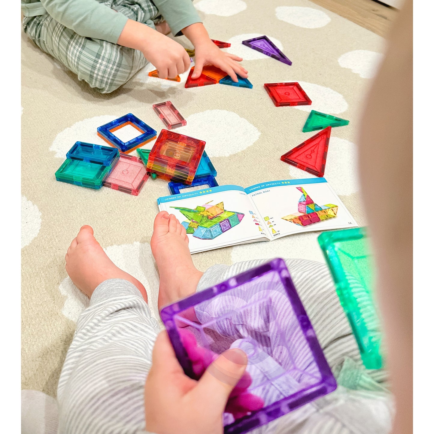 Woopie Magnetinės Montessori Kaladėlės 3D, 28 Dalys – nuotrauka 3