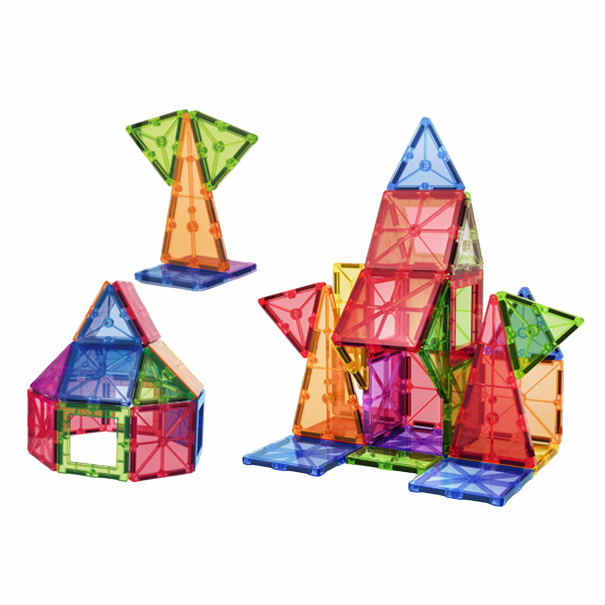 Woopie Magnetinės Montessori Kaladėlės 3D, 28 Dalys Magnetiniai Žaislai