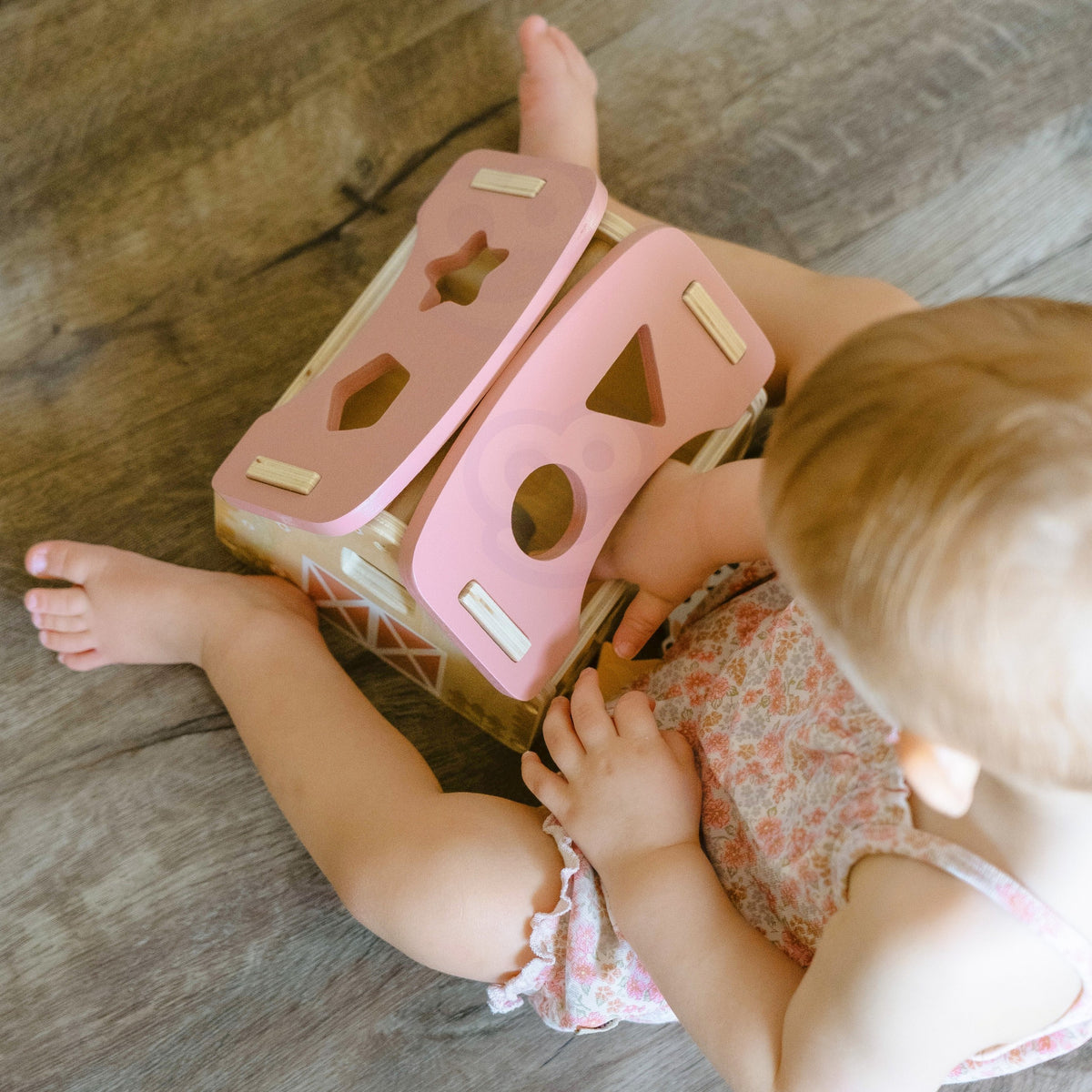 Woopie medinė ūkio formų rūšiuoklė, 13 dalių – prekės nuotrauka 2