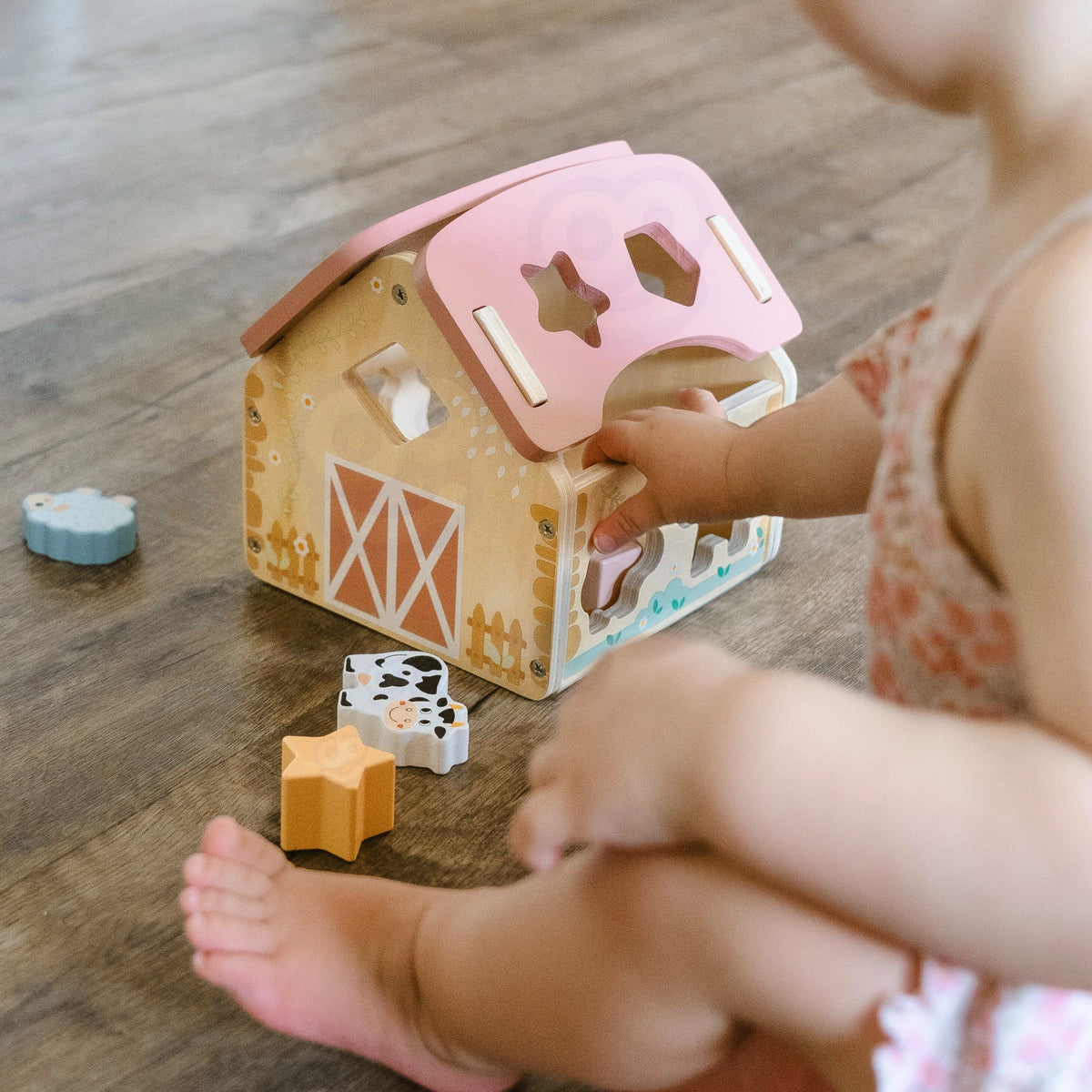 Woopie medinė ūkio formų rūšiuoklė, 13 dalių – prekės nuotrauka 3