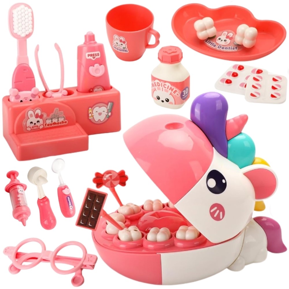 WOOPIE odontologo rinkinys su vienaragiu