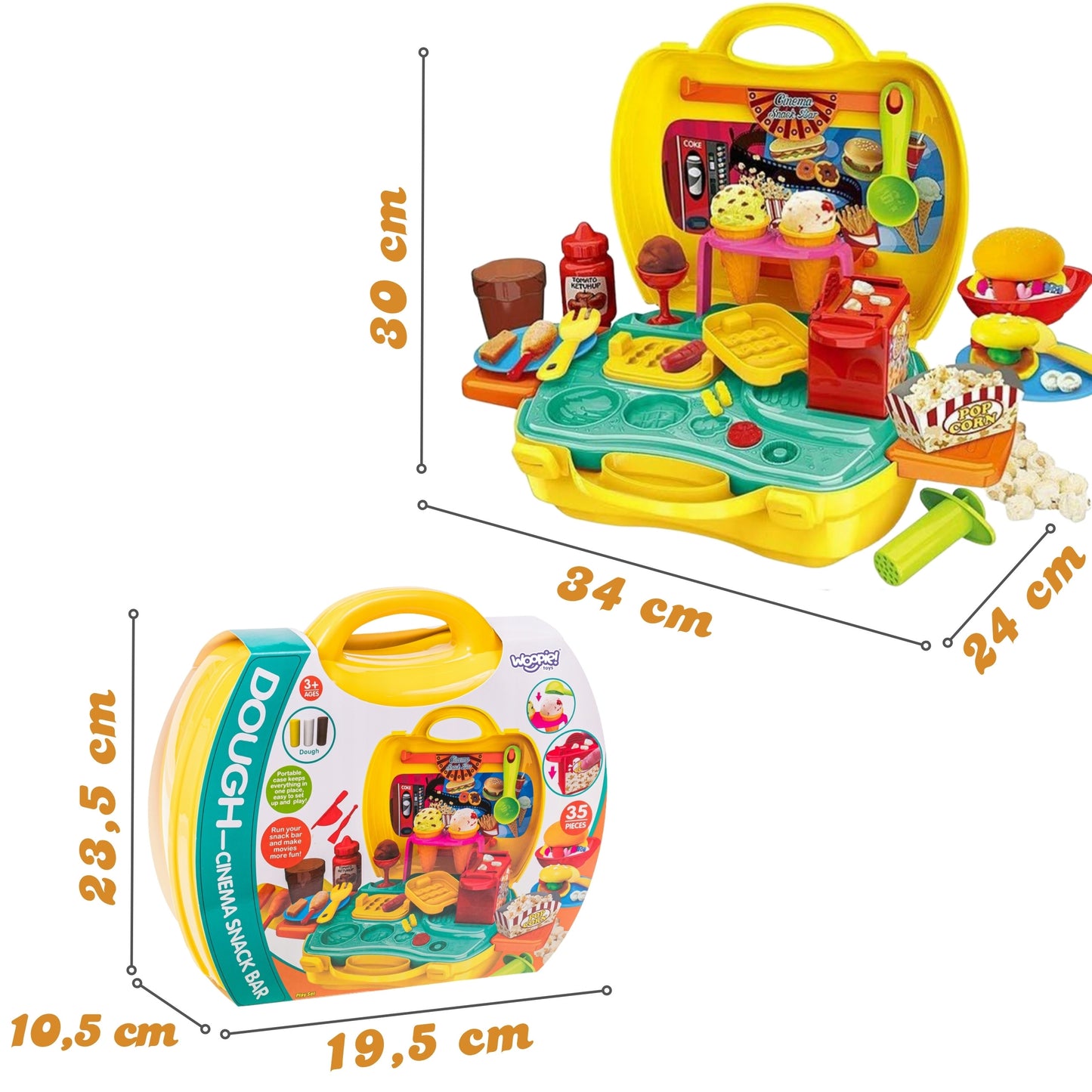 Woopie plastilino užkandžių gaminimo rinkinys – nuotrauka 10