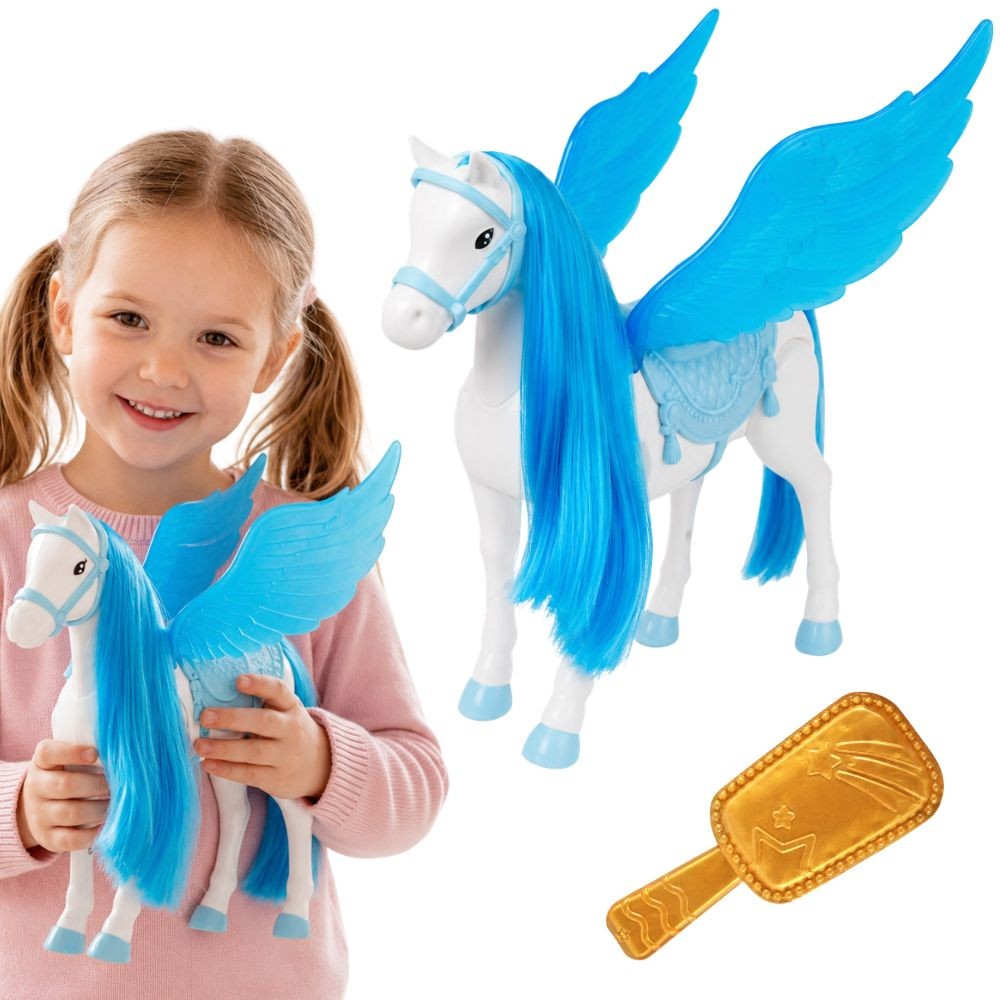 Woopie Royal interaktyvus pegaso žaislas su šukomis – 1 nuotrauka