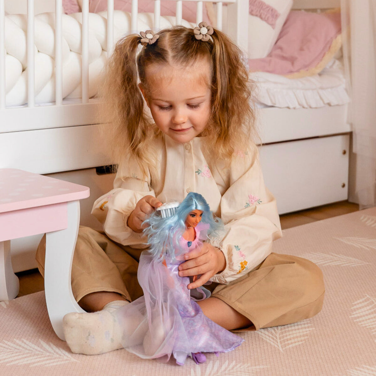 Woopie Royal lėlė undinėlė Lili su mėlynais plaukais – nuotrauka 3