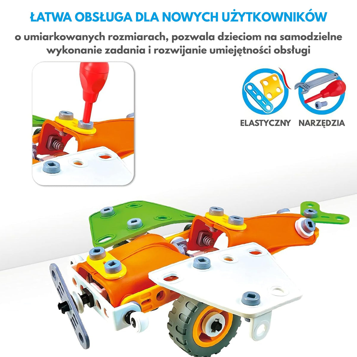 Woopie STEM transporto priemonių konstruktorius, 163 dalys – vaizdas 15