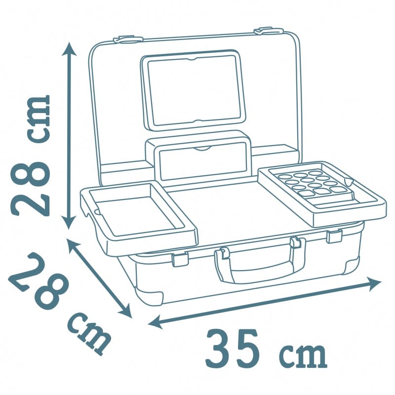 Žaislas Vaikams SMOBY Little Make-Up Artist's My Beauty Suitcase Grožio Salono Rinkinys Žaislai Grožio Rinkiniai