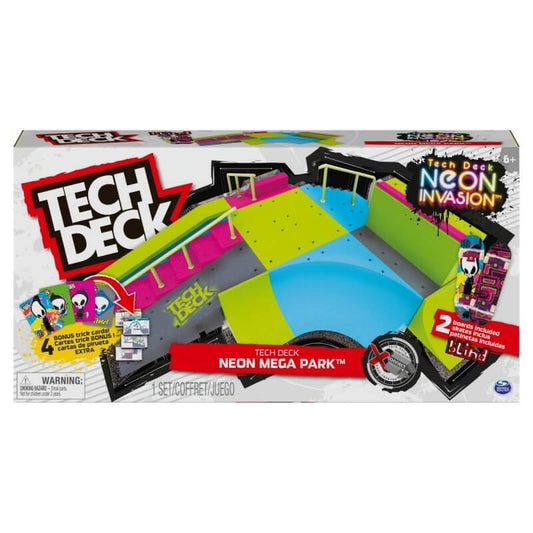 Žaislas Vaikams TECH DECK Neoninė Mega Park Rampa Žaislai Mašinėlės Ir Trasos