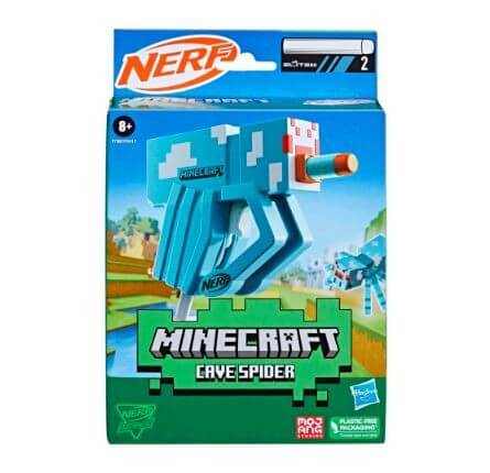 Žaislinis Šautuvas Hasbro NERF Minecraft Cave Spider Blaster Žaisliniai Šautuvai