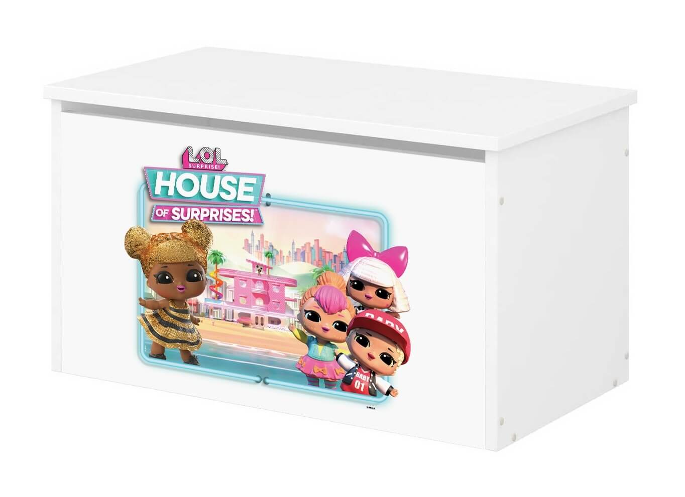 Žaislų Laikymo Dėžė Vaiko Kambariui „L.O.L. House Of Surprises“ Žaislų Dėžės Ir Lentynos