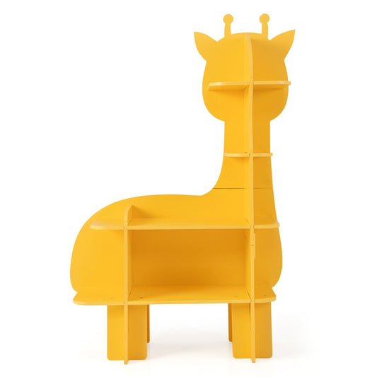 Žirafos Formos Žaislų Lentyna 130 x 123 x 31 cm Žaislų Dėžės Ir Lentynos