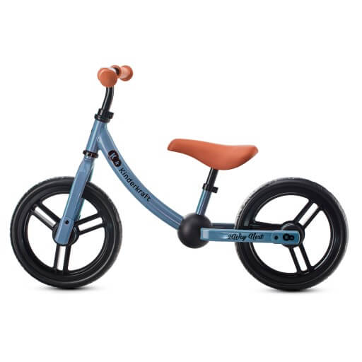 2WAY NEXT Kinderkraft Balansinis Dviratukas Mėlynas 3m+ Push & Pedal Riding Vehicles
