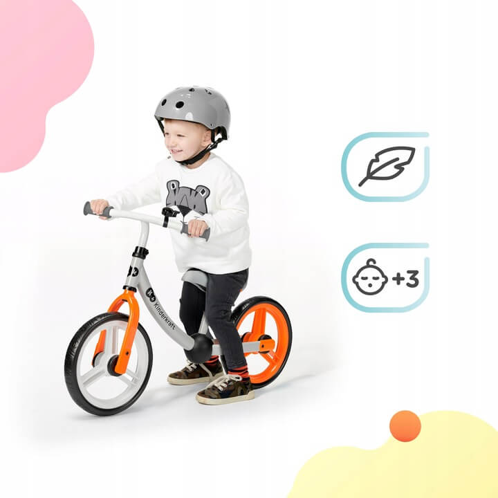 2WAY NEXT Kinderkraft Balansinis Dviratukas Žalias 3m+ Push & Pedal Riding Vehicles