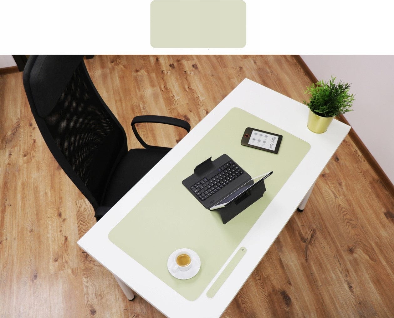 Apsauginis Kompiuterio Klaviatūros ir Pelės kilimėlis 80 x 40 cm Mouse Pads žaliosios arbatos
