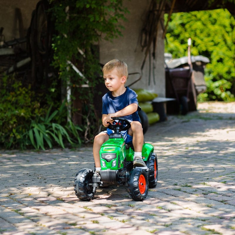FALK Vaikiškas Traktoriukas su priekaba ir garso signalu nuo 2 metų Push & Pedal Riding Vehicles