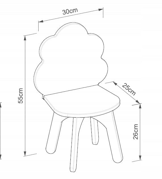 Kėdė "Debesėlis" Baby & Toddler Furniture Sets