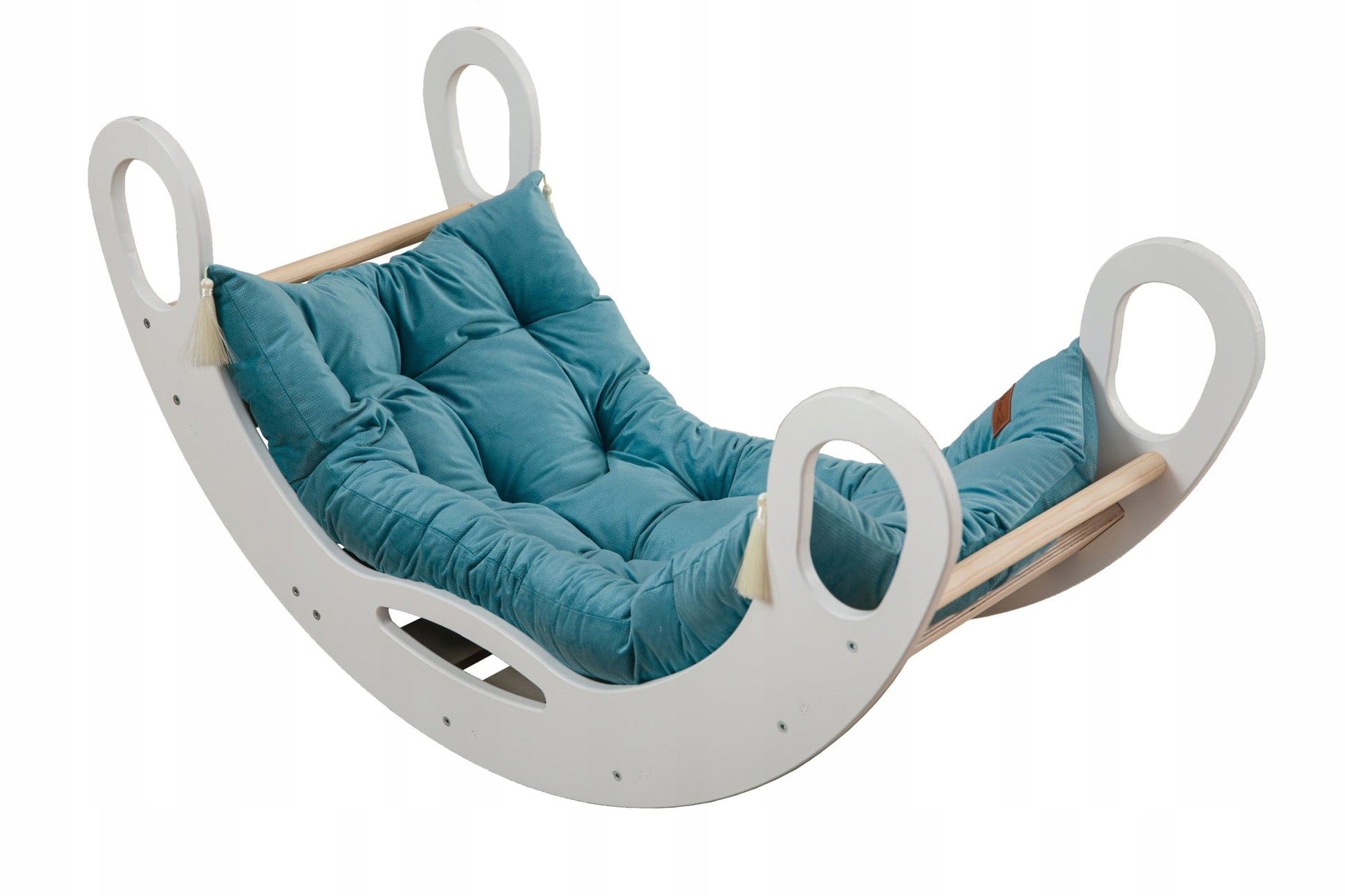 Medinė Montessori Sūpynė Laipynė Krėsliukas Čiuožykla + Čiužinukas Slides