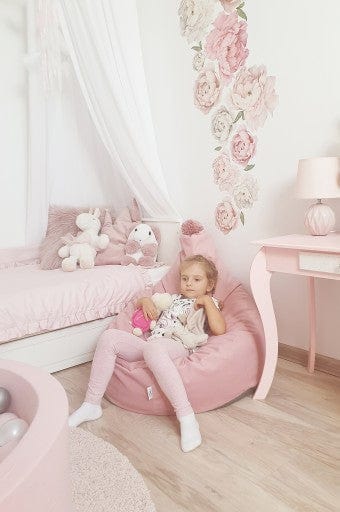 Minkštas vaikiškas pufas Rožinis 55 x 65 x 22 cm Baby & Toddler Furniture Sets