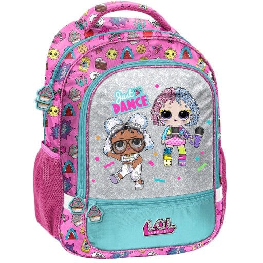 Mokyklinis Rinkinys L.O.L. Kuprinė 38cm, Penalas su Visais priedais ir Sportinis maišas Backpacks