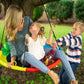 Spalvota Sodo Sūpynė Gandralizdis 100 cm Swing Sets & Playsets