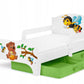 Vaikiška lova su čiužiniu 140cm 1-6 metų vaikui Cribs & Toddler Beds