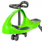 Vaikiškas dviratis "Twistcar" Svingis Žalias Guminiai LED Ratai Tricycles
